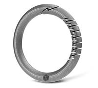 KeyUnity Titanium Quick Release O-Ring Clip, Keys Round Carabiner Key Ring Accessory for Man & Woman Home, Car, and Office