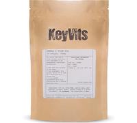 KeyVits Omega 3 Fish Oil 1000mg, 365 Capsules, High Strength Balanced EPA and DHA, with Natural Vitamin E, Independently Tested Contaminant Free, Made in The UK, Resealable Foil Pouch