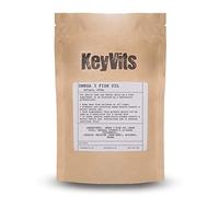KeyVits Omega 3 Fish Oil 1000mg - Pure Fish Oil with EPA & DHA | 180 Soft Gel Capsules | Made in The UK