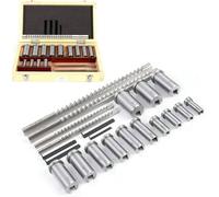Keyway Broach Set for Precision Keyway Cutting - Industrial Metalworking Tool with Shoulder Bushing and Shims for Professional Use
