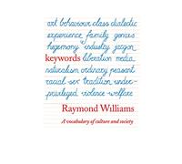 Keywords : A Vocabulary of Culture and Society
