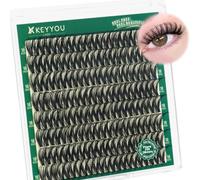 KEYYOU Flora Lash Clusters Flaunt Eyelash 18mm D Curl Cluster Eyelash