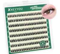 KEYYOU Flora Lash Clusters Flaunt Eyelash 8mm D Curl Cluster Eyelash