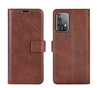 Kezaizhe Flip Case For Samsung Galaxy A52 5G 4G LTE A526B A525F / A52S 5G A528B Wallet PU Leather Magnetic Protective Mobile Phone Case Folio Book Cover (Brown)