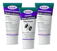KEZE Caliper Grease Ceramic Brake Lubricant Automotive Resistant to Moisture, Corrosion Contaminants Silences Brake Noise Anti Seize Lubricant Compound for Caliper Assembly,30g Each, 3-Pack