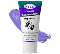 KEZE Grease Ceramic Brake Lube Automotive Heat Resistant, Rust Corrosion Protection Moisture-Proof Stop Squeal Synthetic Pin Grease for Bushing Caliper Pin Brake Pad,30g Each, 1-Pack