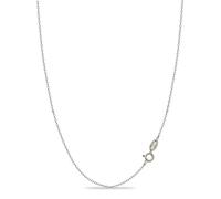 KEZEF Sterling Silver 1.3 mm Cable Chain for Women or Men - 925 Silver Italian Necklace Chain - Hypoallergenic and Tarnish Resistant - 22 Inches | 55 cm