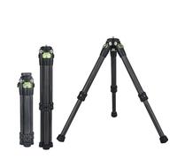 Kezhi Heavy Duty 1/4 Screw Mini Carbon Fiber Tripod Stand - Universal Small Table Tripod for insta360 Insta 360 x5 x4 x3 Camera,for Gopro go pro Hero 13 12 11 10, Microphone, LED Light (Green)