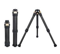 Kezhi True Carbon Fiber 3model Micro Desktop Mini Tripod for Insta360 Insta 360 X5 X4 X3 X2 R X GO 2 one R RS for GoPro Hero 13 12 11 10 for DJI Action 3 4 5 6 OSMO 360 Accessories (Gold)