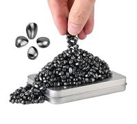 Kezidhp 550 Pcs Black Magnets - Fidget Toys with Small Magnets for Adults, Stimulates ASMR, 5-7mm for Home & Office