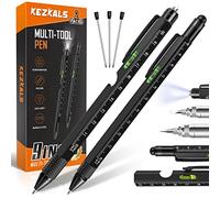 KEZKALS Gifts for Men, 2pack-9 in 1 Multi Tool Pen Set, Easter Gifts for Adults, Dad Birthday Presents Gadgets Father's Day Gifts for Men Who Have Everything