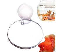 Kezude Circle Exercise Mirror For Aquarium | Double-sided Adhesive Aquarium Fish Mirror - Mirror For Betta Fish Exercise For Home, Living Room, Aquarium, Fish Tank Decoration