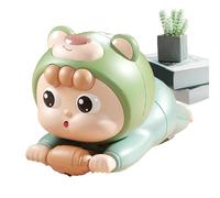 Kezvmhy Crawling Toy | Motorized Moving Cartoon Character Learning Doll with Music, For Infants & Children, Toys, Home, Birthday, Kindergarten Entrance Gift, Unisex, For Children