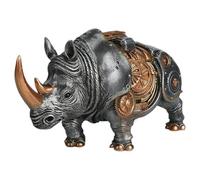 Kezvmhy Figure Home Decor | Punk Style Collectible Ornament - Gear Design Resin Decorative Figurine | Coffee Table Living Room Entrance Shelf Christmas