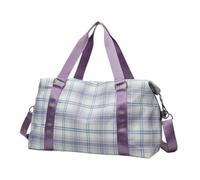 Kezvmhy Gym Bag for Women | Water Resistant Gym Duffel Pouch Carry Winning Tote with Swim Bag, Wet Pocket 25L Travel Capacity, lavender, 説明を参照してください