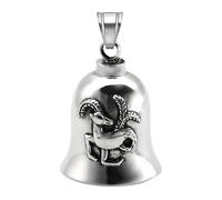 Kezvmhy Motorcycle Lucky Bell, Lucky Riding Bell | Motorcycle Lucky Bell Riding Bell Lucky Biker Charm, Bike Biker Rock Punk Lucky Bell for Men, Women, Him, Dad, Boyfriend