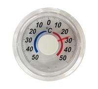 Kezvmhy Outdoor Stick Analog Thermograph - Adhesive Thermograph for Windows, Long Life Clear Analog Thermograph Adhesive for Windows, Accurate Wall Indoor Thermograph for Dorm, Bathroom, Easy to Read