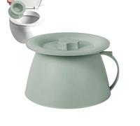 Kezvmhy Portable Urinary Bucket - 1.5L Capacity Bedside Spit Pot Outdoor with Handle | Chamber Bucket for Men, Women, Youth, Family, Friends, Teens, Husband, Wife, Son, Daughter, Boy