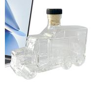 Kezvmhy Whiskey Decanter, Whiskey Container Trailer Decoration - 375ml with Unique Stopper for Home Kitchen Bar Branch Hosting Party Birthday