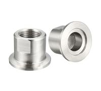 KF-16 KF-25 KF-40 KF-50 1/8'' 1/4'' 3/8'' 1/2" 3/4'' 1'' BSPP (Female) Adapter Vacuum Fitting SS304(KF25,1/2")