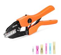 KF CPTEC Crimping Pliers for Shrink Connectors 0.5-8.0 mm² (AWG 22-8) - Crimping Pliers Cable Lugs with Ratchet Function, Crimping Pliers Suitable for Shrink Butt Connectors