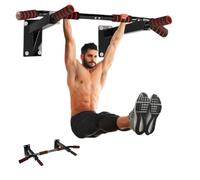 KF PREMIUM Adjustable Doorway Pull-Up Bar - Sturdy Home Gym Exercise Equipment for Upper Body Workouts | Multi-Functional Fitness for Chin-Ups, Push-Ups, Dips| Easy to Install, Unisex (Heavy Duty)