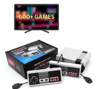 KF-Premium RetroSnap Retro Gaming Console - 620 Classic Games, Handheld & TV Play, 2 Player Controllers, Plug & Play 8-Bit Nostalgia System, UK