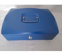 Q-Connect Cash Box 12 Inch Blue Ref KF02625