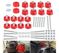 KF04058BK Body Mount Bushing Kit for Ford F250 F350 Super Duty 2WD/4WD 1999-2007 - Heavy-Duty Polyurethane Cab Mounts with Steel Sleeves & Hardware, Improve Ride Comfort & Durability