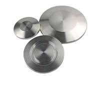 KF10 KF16 KF25 KF40 KF50 KF63 KF80 KF100 Vacuum End Cap SUS 304 Stainless Steel Pipe Fitting Beer Brewing(KF100 K134mm)