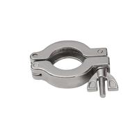 KF10 KF16 KF25 KF40 KF50 Vacuum Clamp Fitting SUS 304 Stainless Steel Beer Brewing with Or Without Bracket + FKM O-Ring(KF63,with Bracket O-Ring)
