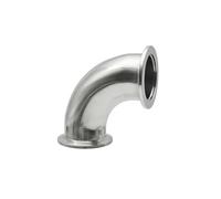 KF16 KF25 KF40 KF50 304 Stainless Steel KF Vacuum Elbow Pipe Fitting Fit Tri Clamp(KF50)