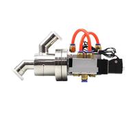 KF16 KF25 KF40 KF50 Elbow Y-Shaped Pneumatic Flapper Angle Valve Vacuum Clamp End SUS304 Stainless Steel(Y-Shape,KF-16)