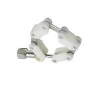 KF16 KF25 KF40 KF50 KF63 Chain Installation Vacuum Glass Flange Instrument clamp(KF25)