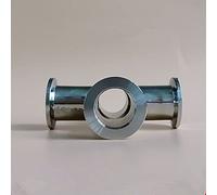 KF16 KF25 KF40 KF50 Mirror Square Joint, 304 Stainless Steel, Equal Diameter Square (Color: KF50 1 Pcs)
