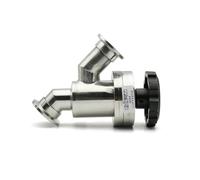 KF16 KF25 KF40 KF50 SS304 Stainless Steel L-Type Y-Shaped Vacuum Manual Angle Plate Valve Gas(Y Type,KF40)
