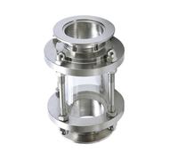KF16, KF25, KF40, KF50 Vacuum 45 Degree Elbow, 304 316L Stainless Steel, Tri Clamp Flange Joint Pipe Fitting(KF50)
