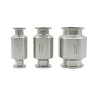KF16 KF25 KF40 KF50 Vacuum Inline One-Way Check Valve, 304 Stainless Steel Vacuum Pump One-Way Valve(KF50)