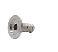 KF16 KF25 KF40 KF50 X 6 8 10 13 16 20mm Barbed Hose Tail Adapter Vacuum Fitting SS304 Stainless Steel 1pc(KF40-40mm)