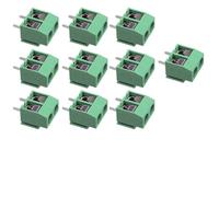 KF301-2P 2-Pin Screw Terminal Block Connector, 5.08mm Pitch PCB Mount, 10A 250V for Arduino, DIY Electronics, and Industrial Control Systems