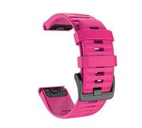 KFAA 20/22/26mm Watchband For Garmin Fenix 6 6S 6X Pro 5 5X 5S Plus 3HR 935 MK2 Silicone Band Quick Release Watch Easyfit Wrist Strap (Color : Pink, Size : 20mm)