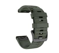 KFAA 20/22/26mm Watchband For Garmin Fenix 6 6S 6X Pro 5 5X 5S Plus 3HR 935 MK2 Silicone Band Quick Release Watch Easyfit Wrist Strap (Color : ArmyGreen, Size : 20mm)