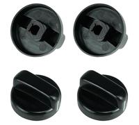 KFAREJGOAE 4 Pieces D-Shape Heater Knob Universal Patio Heater Replacement Parts Fire Pits Grills Easy to Install for Most Patio Heaters and Gas Fireplaces