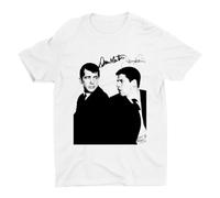 KFASTIIM DEAN MARTIN AND JERRY LEWIS SIGNED ShirtWhiteL