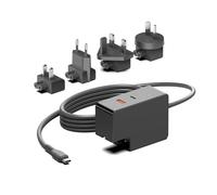 KFD 100W GaN 3 USB C Charger Fast Charge PPS PD Power Adapter for MacBook Pro/Air Galaxy S23 S22 Dell XPS Latitude HP LG Lenovo Razer Blade Surface Pro Laptop DJI Mini 3 2 Type C Power Cable 4 Plugs