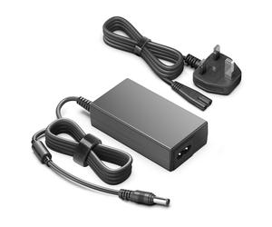 KFD 18V AC/DC Adapter Charger for Thrustmaster T128-X T128 T128X T248 T248X T248-X T300 RS T300RS Force Feedback Racing Wheel Magnetic Pedals 4469027 6495643 4169097 +18V Power Supply Cord Cable