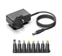 KFD 18V Universal AC Power Charger DC 2A 1.6A 1.5A 1A 0.5A Barrel DC Plug 8 Jacks 6.5x4.4mm 5.5x3.0mm 4.0x1.7mm 3.5x1.35mm Gtech HyLite HyLite 2 ProLite SCV300 Cordless Vacuum Power Supply