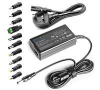 KFD Universal 15V DC Power Supply 5.5x2.1mm with Multi connector 3.5x1.35mm 4.0x1.7mm 5.5x3.0mm 6.5x4.4mm for Power Stations Speaker AC 100-240V UK Cable Converter 15 volts 4A 3A 60W Transformer PSU