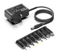 KFD Universal 5V Charger Power Supply Adapter 8 DC Connectors USB C/Micro USB 5.5 * 2.5mm 3.5 * 1.35mm for Fusion 5 Lapbook T90B T60 T50,Sony SRS Speaker, HelloBaby/VTech//Babysense Baby Monitor