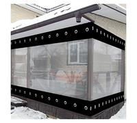 KFDDO Custom Size Clear Tarps, for Patios, Porch, Screen Rooms, Gazebos, UV & Weather Resistant (1.5x2.5m/4.92x8.2ft)